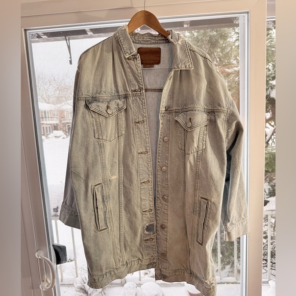 American Eagle Outfitters Jackets & Blazers - American Eagle Outfitters Light Blue Denim Jacket